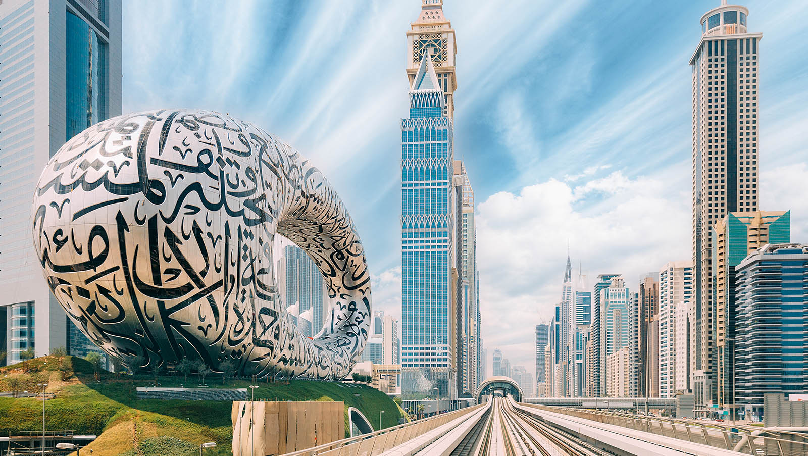 Arab business leaders in traditional attire discussing opportunities